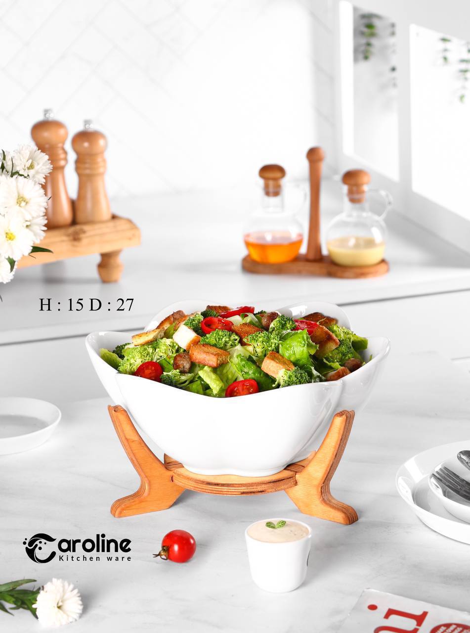 میوه خوری و سالاد خوری سرامیکی لاله